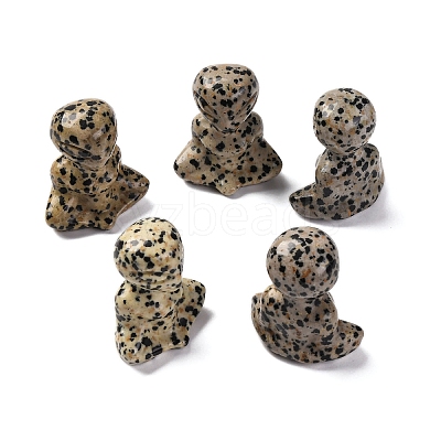 Natural Dalmatian Jasper Display Decorations DJEW-P019-E02-1