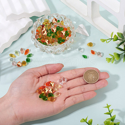 150Pcs 10 Styles Glass Beads GLAA-TA0004-35-1