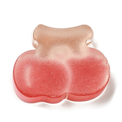 Translucent Resin Cabochons RESI-H147-01G-1