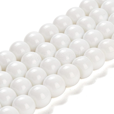 Painted Glass Bead Strands LS-DGLA-S071-12mm-01-1