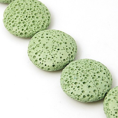 Natural Lava Rock Beads Strands G-I034-01-1