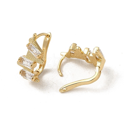 Brass Hoop Earrings EJEW-L271-13KCG-03-1