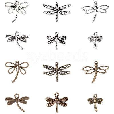 Tibetan Style Pendants TIBEP-PH0005-08-FF-WH-1