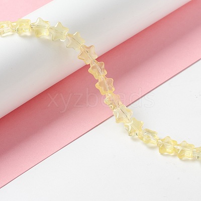 Transparent Glass Beads Strand GLAA-F112-02D-1