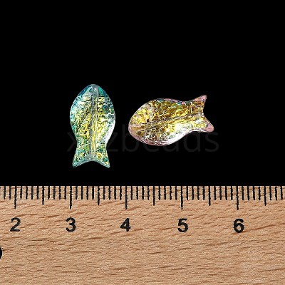 Electroplate Glass Beads GLAA-K073-01-1
