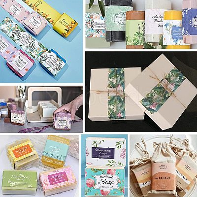 Soap Paper Tag DIY-WH0399-69-003-1