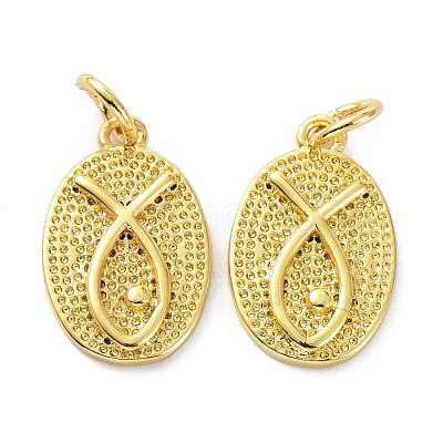 Brass Pendants KK-B046-09G-1