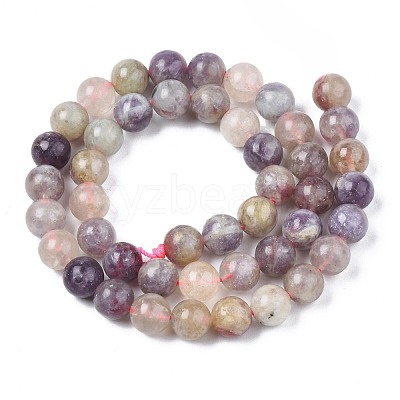 Natural Purple Red Tourmaline Beads Strands G-N327-02B-01-1