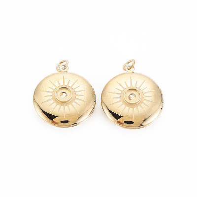 Ion Plating(IP) 304 Stainless Steel Pendant Enamel Settings X-STAS-N097-140-1