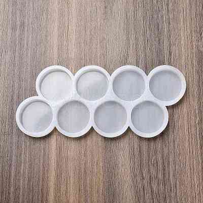 Flat Round DIY Silicone Molds DIY-A053-17A-1