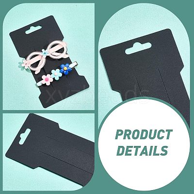 Cardboard Paper Hair Clip Display Cards CDIS-NB0001-04-1