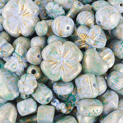 100G Opaque Acrylic Beads OACR-TA0003-75-1
