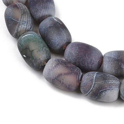 Natural Weathered Agate Beads Strands G-NH0047-B03-02-1