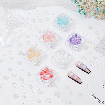 10 Style Light Sensation Resin Cabochons MRMJ-OC0001-49-1