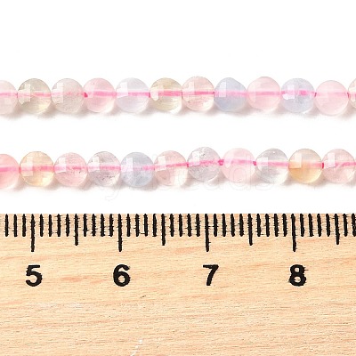 Natural Morganite Beads Strands G-C179-A4mm-10-1