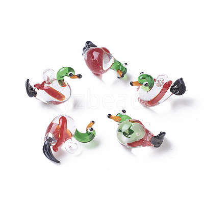 Handmade Lampwork Pendants LAMP-L075-082-1