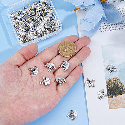 80Pcs Tibetan Style Alloy Pendants TIBE-DC0001-20-1