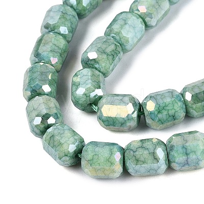 Anti-Tarnish Electroplate Glass Beads Strands EGLA-N027-03A-15-1