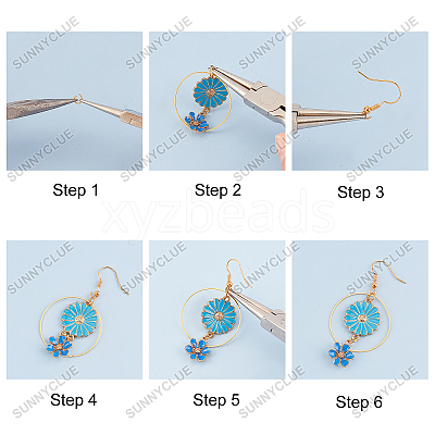 DIY Dangle Earring Making Kits DIY-SC0013-95-1
