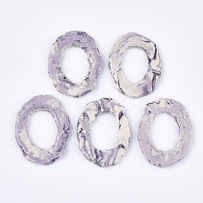 Half Drilled Resin Beads RESI-S374-31E-1
