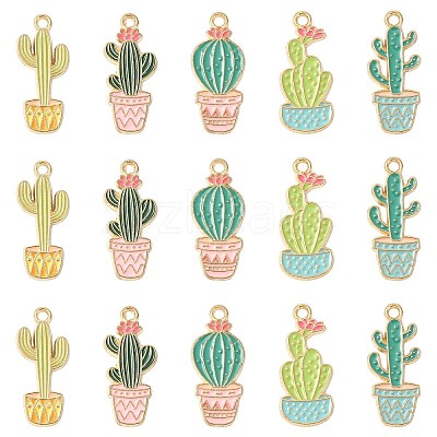 Alloy Enamel Pendants FIND-CJZ0002-001KCG-1