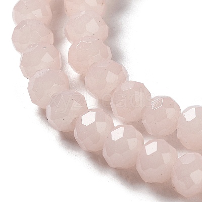 Baking Paint Imitation Jade Glass Bead Strands DGLA-A034-J6MM-A41-1