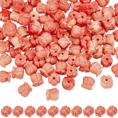 100Pcs Synthetic Coral Beads CORA-SP0001-20A-1