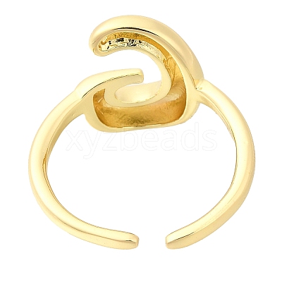 Rack Plating Brass Open Cuff Rings RJEW-S394-01G-G-1