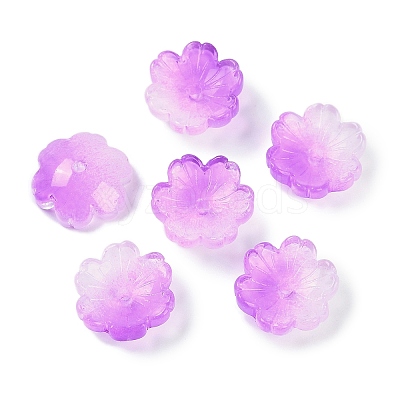 Transparent Spray Paint Glass Beads X1-GLAA-H035-04I-1