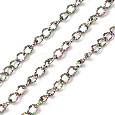 Ion Plating(IP) 304 Stainless Steel Curb Chains MP-TAC0010-01M-01-1