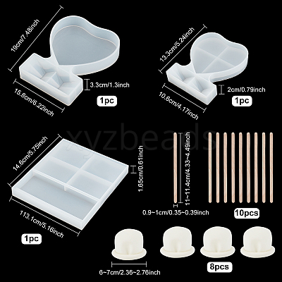 Photo Frame Silicone Molds DIY-FH0002-13-1