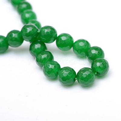 Natural White Jade Bead Strands G-R346-6mm-01-1