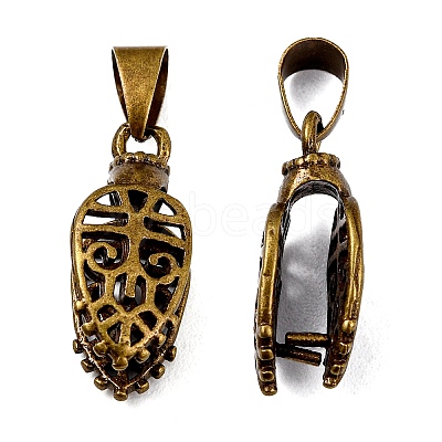 Brass Ice Pick and Pinch Bails LS-X-KK-H384-AB-1