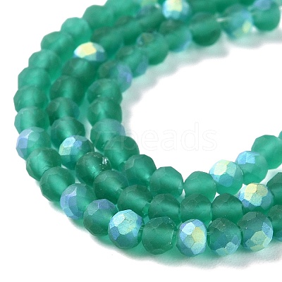 Imitation Jade Glass Beads Strands EGLA-A034-T3mm-MB18-1