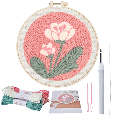 Punch Embroidery Starter Kits DIY-WH20007-13B-1