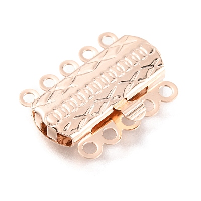 304 Stainless Steel Box Clasps STAS-H151-17RG-1