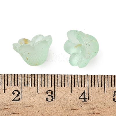 Frosted Glass Bead Cap FGLA-C001-01E-1