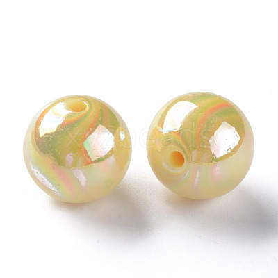 Opaque Acrylic Beads MACR-S370-D20mm-SS2105-1