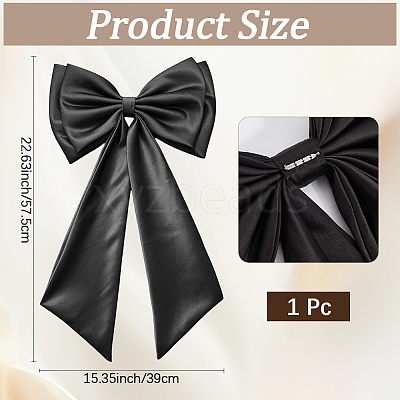 Nylon Detachable Bridal Bowknot for Wedding Dresses DIY-WH20002-630A-1