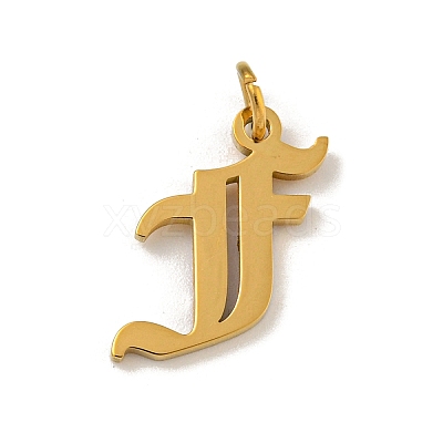 Ion Plating(IP) 304 Stainless Steel Charms STAS-I010-01G-F-1