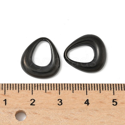304 Stainless Steel Pendants STAS-Q362-02B-B-1