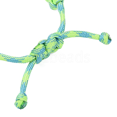 7 Inner Cores Polyester & Spandex Cord Braided Bracelets for Men Women BJEW-JB12571-03-1