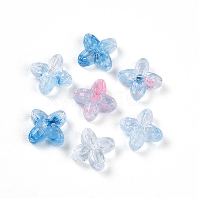 Transparent Acrylic Beads TACR-T028-35J-1