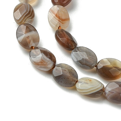 Natural Botswana Agate Beads Strands G-H004-B02-01-1