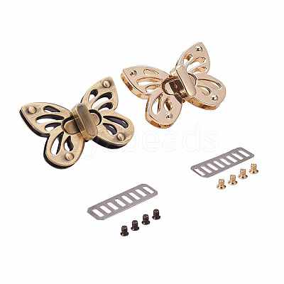 Zinc Alloy Bag Twist Lock Accessories PH-PALLOY-G233-02-1