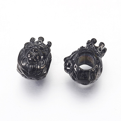316 Surgical Stainless Steel European Beads STAS-F195-137B-1