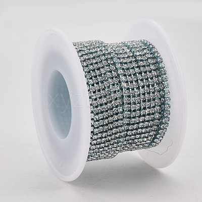 Electrophoresis Iron Rhinestone Strass Chains CHC-Q009-SS12-A01-1