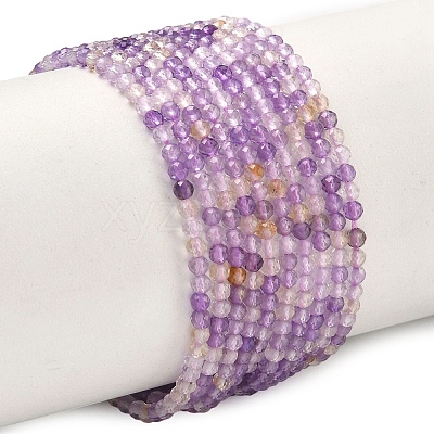 Natural Ametrine Beads Strands G-K407-A01-2mm-1
