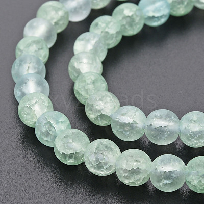 Crackle Glass Beads Strands GLAA-S192-D-007E-1
