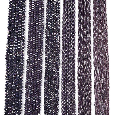 Electroplate Glass Beads Strands LS-EGLA-A044-P6mm-B11-1